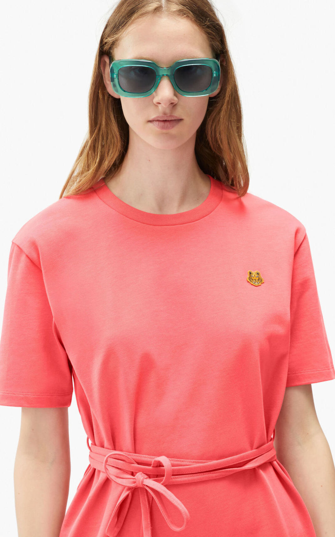 Kenzo Tiger Crest T shirt Klänning Dam | 90274-XQSY